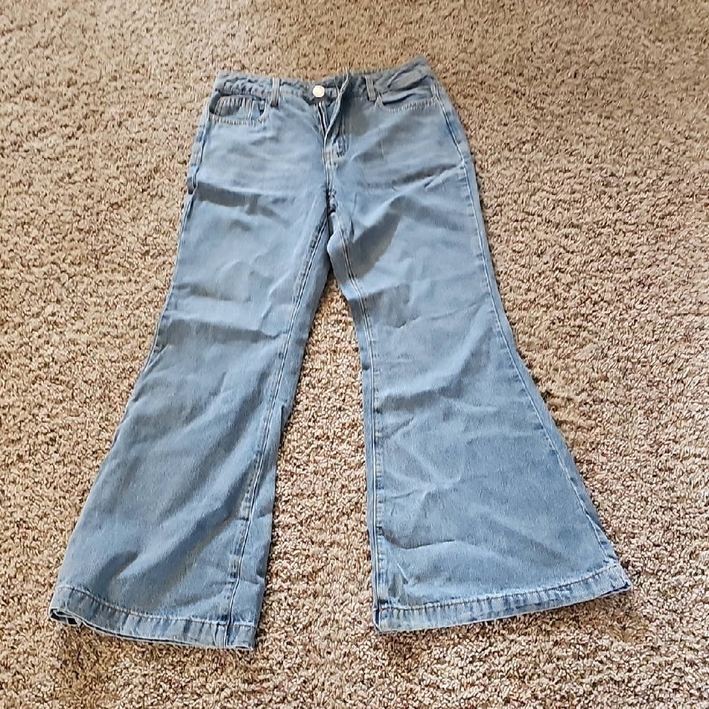 Women's Blue Flared Jeans